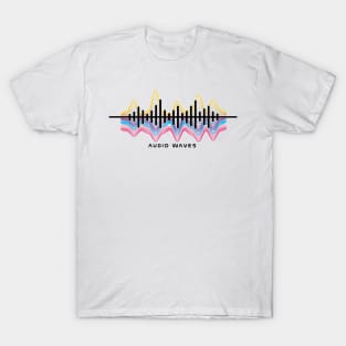 Colorful Music Audio Waves T-Shirt